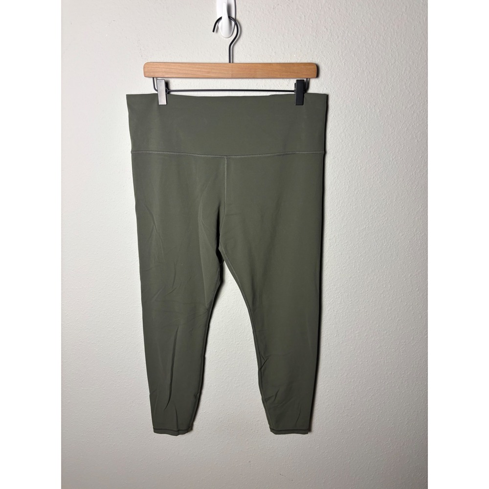 Athleta Ultra High Rise Elation Tight Leggings Olive Green XL 26" Inseam
